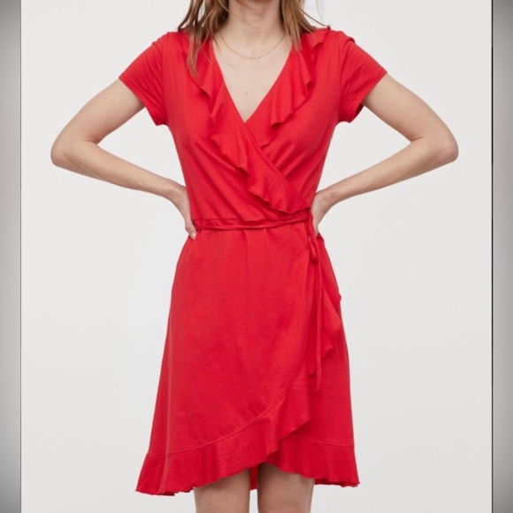 H&M Ted Wrap Dress Small - Picture 2 of 2